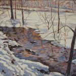 Stream in Winter by Schoefield