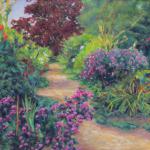 Garden ad Giverny - oil, 22x28