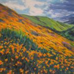 California Poppy Field - oil,  24x30, SOLD